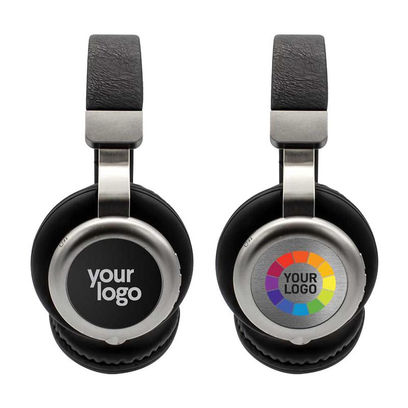 ABS Bluetooth headphone with Adjustable Round Plate with Logo